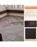 Декинг плочи тъмно кафяви WPC